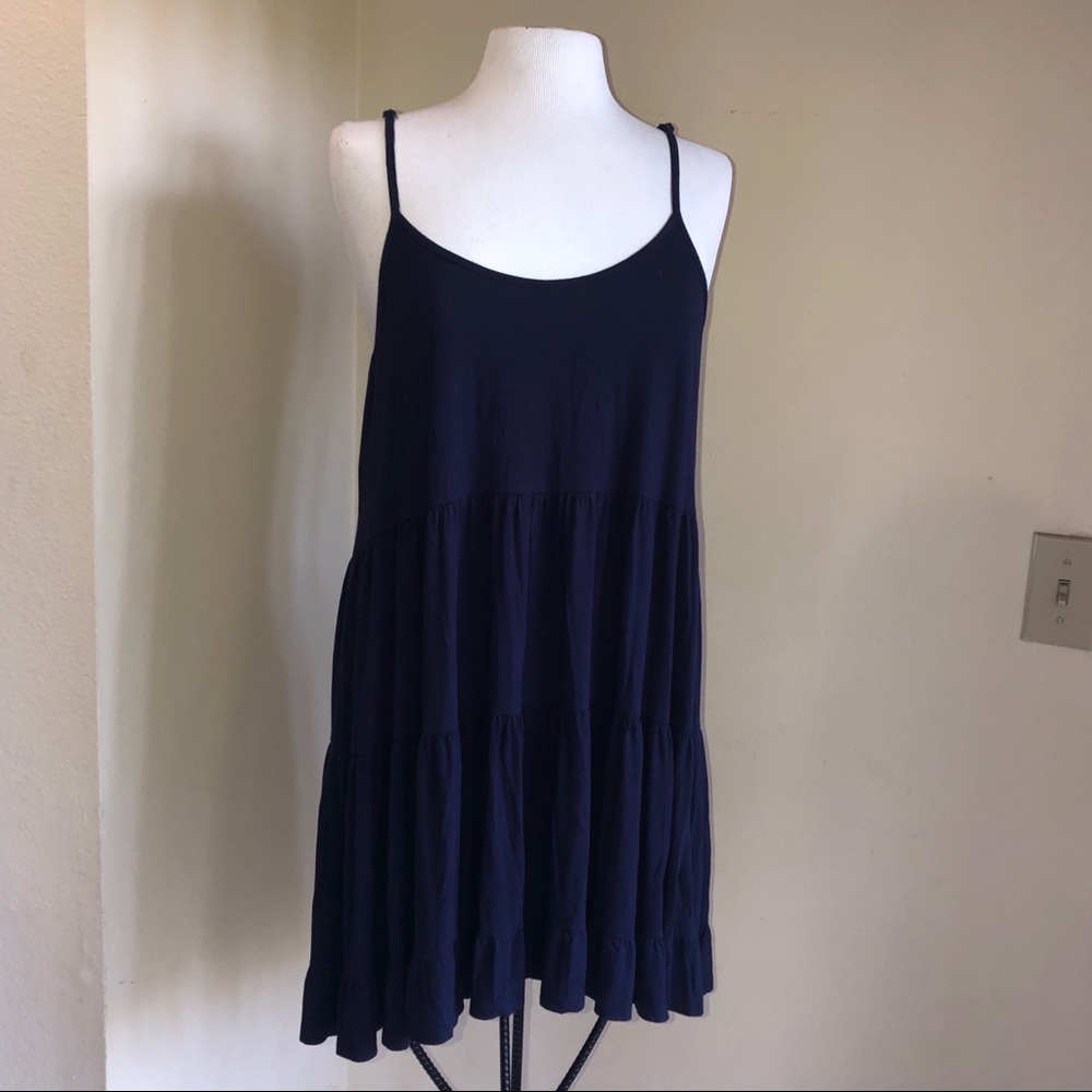 Indigo mini dress